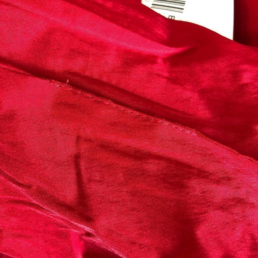 BOSS Jaculia Houndstooth Zip Red Jacket Size 14 - Picture 7 of 14